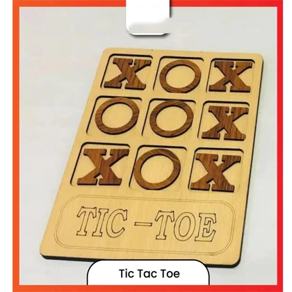 Wooden Tic-Tac-Toe Games Toys For Kids. price in Pakistan