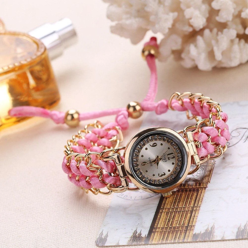 New Analog Wrist Watch For Girls – Adjustable – Pink price in Pakistan