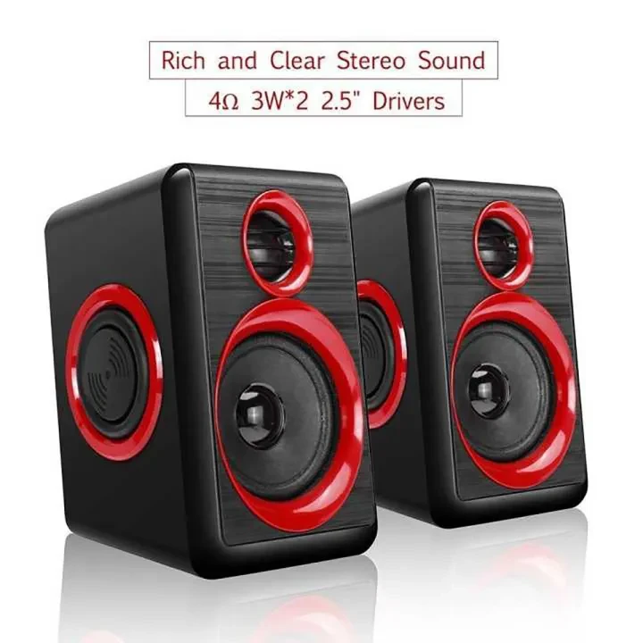 ORIGINAL FT-165 Speaker USB Multimedia Speaker for Computer, Mobile, Laptop price in Pakistan