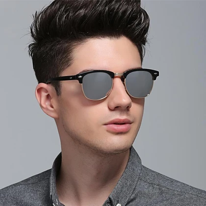 BLACK FRAME GREY SQUARE sunglasses for men price in Pakistan