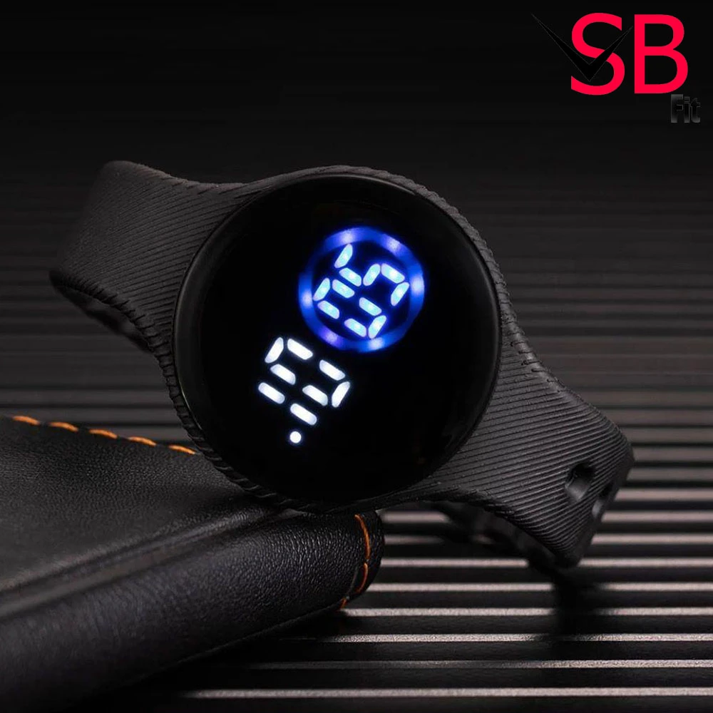 badgeWaterproof Touch Round Digital Led Sports Watch For Boys – Slim Fit SB FIT Digital Led Stylish Watch For Girls & Boys price in Pakistan