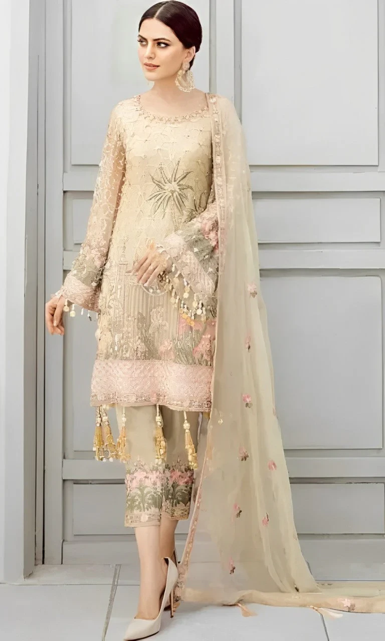 Maria.B – 3PC Embroidered Lawn Suit price in Pakistan