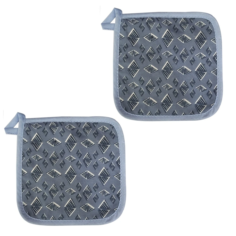 Printed Pot Holder 2 Pcs Oven Mitts – 100% Cotton Machine Washable Great for hot Dishes Daily Kitchen Use price in Pakistan
