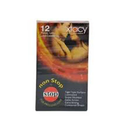 3 Pieces Xtacy Non Stop Dotted Premium Import Condom price in Pakistan