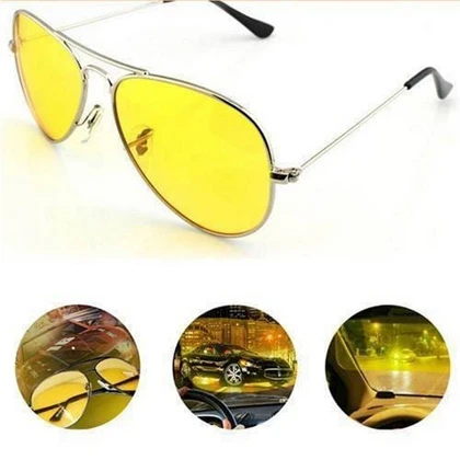 Day Night Vision Glasses , Bike, Car, Driving Night Vision Glasses , Anti Glare Polarised Unisex Night Vision Glasses price in Pakistan