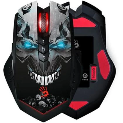 Bloody R80 Wireless Gaming Mouse – Rechargeable – 4000 CPI- Extreme Core 4- 0.2 ms Response – Ambidextrous Fit – Skull price in Pakistan