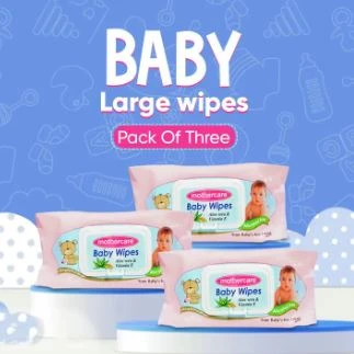 Mothercare Baby Wipes Purple 70Pcs Pack of 3 (Save Rs.45) price in Pakistan