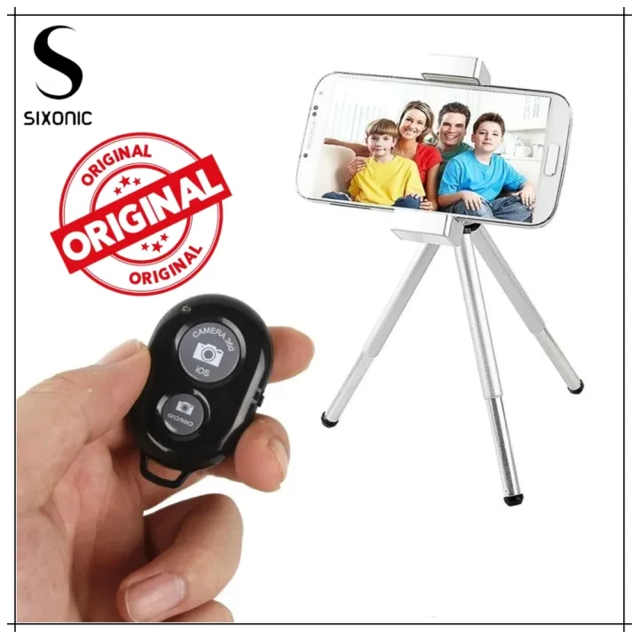Wireless Bluetooth Selfie Shutter Remote Controller For Selfies TikTok YouTube All Mobiles and Tablets Supported price in Pakistan