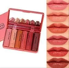 Hengfang 6pcs Mini Velvet Lipstick Waterproof (Multi Edition) H-138 price in Pakistan