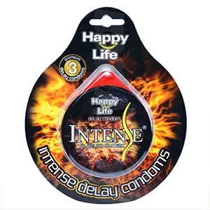 Happy Life Intense Delay 3’s (Delay Condoms) price in Pakistan