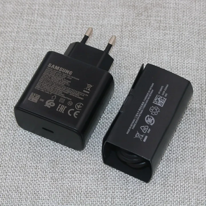 Samsung 45W USB-C Super Fast Charger Travel Adapter With Cable USB-C TO USB-C – Wall Chargers – PD Charger Type C price in Pakistan