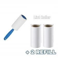 Sticky Lint Roller With 2 Extra Refill 100+ Sheets Total – Dust, Hair, Lint remover price in Pakistan