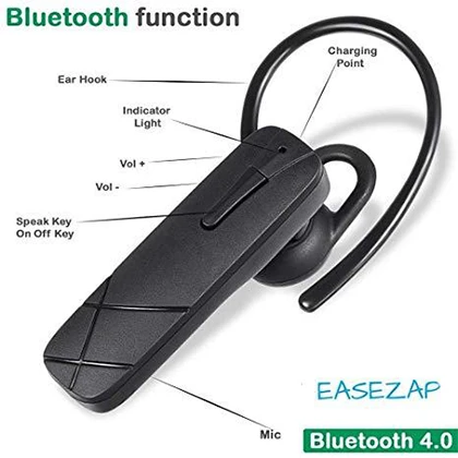 Bluetooth Headset Wireless Cell Phones Earpiece Canceling Hands Free Car Driving Headbluetoothbluetooth headphonebluetooth handfreebluetooth speakerbluetooth price in Pakistan