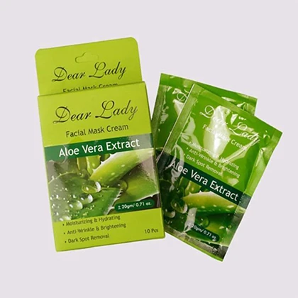 Aloe Vera Moisturing Face Mask,Pack Of  5 price in Pakistan