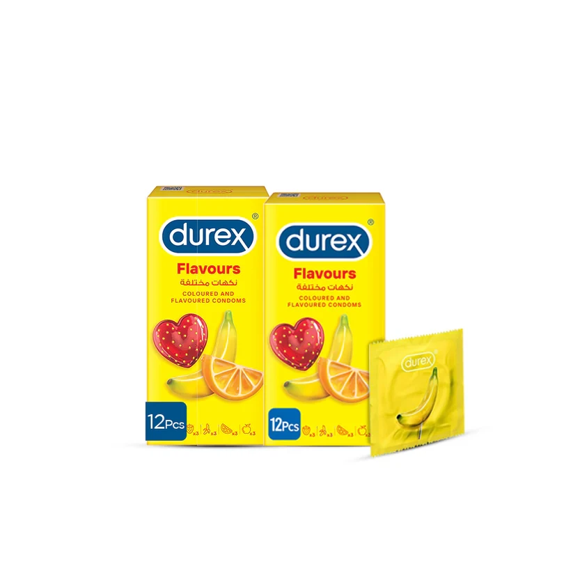 Durex Coloured Flavoured Condoms 12s price in Pakistan