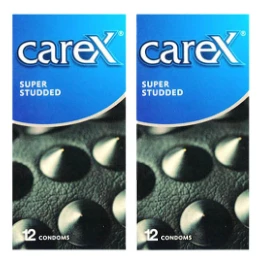 Carex Super Studded Condoms, 24 Pieces price in Pakistan