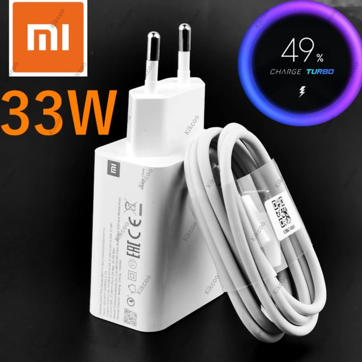 Mi Xiaomi charger 33 Watt 2 month warranty price in Pakistan