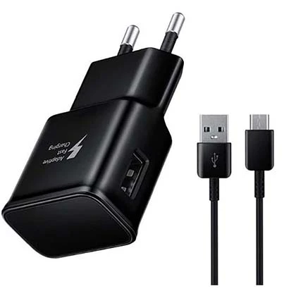 Fast Charger plus Cable for Samsung and Other Smartphones – 18W Power Adapter with Type C Cable price in Pakistan