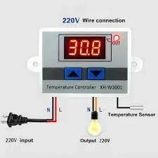 XH-W3001 W3001 Temperature Controller Digital Thermostat Controller Switch LED AC 220V 10A price in Pakistan