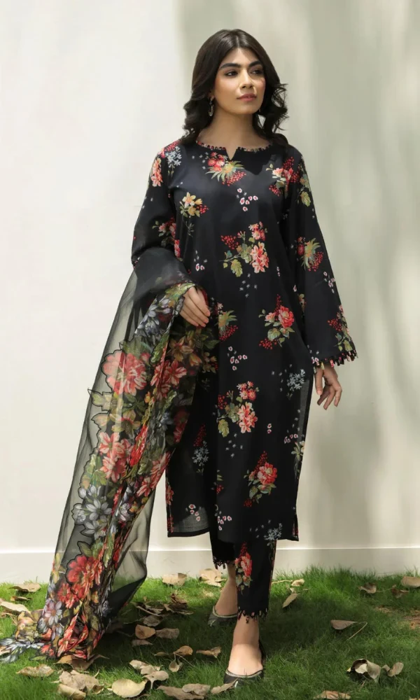 Baroque – 3PC Digital Printed Lawn Suit price in Pakistan