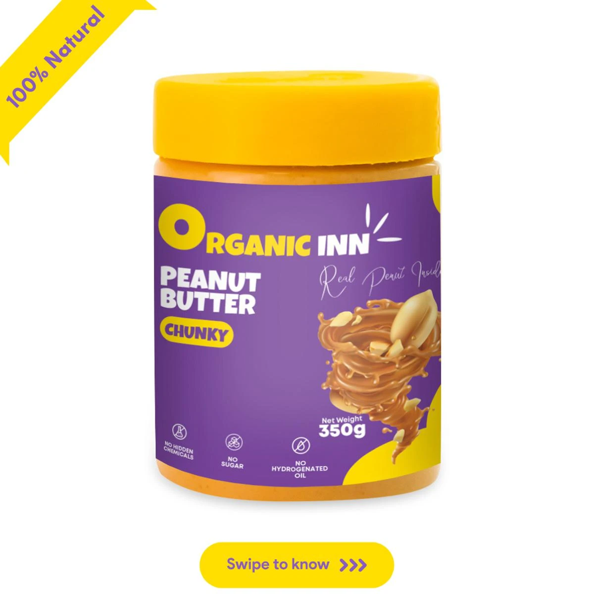 Inn Natural Peanut Butter – Chunky 500g price in Pakistan