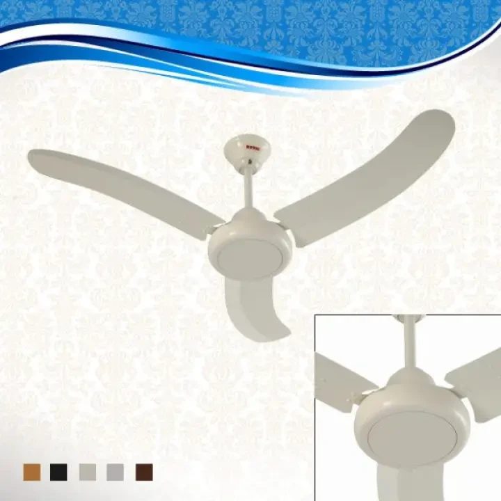 Royal Fans Ceiling Fan – Galant Model 56” – Curved Stylish Wings – Copper Winding – Off White price in Pakistan