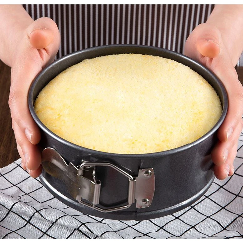 Cake pan Cake Baking Tool Round Shape Cake Lock Pan High Quality Non Stick Pizza Pan ake Baking Tool Round Shape Cake price in Pakistan