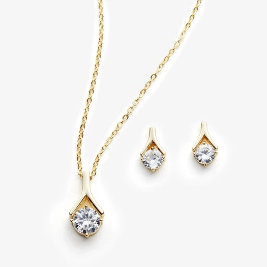 Still Gold Necklace & Earring Set price in Pakistan