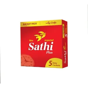 Sathi Plus 5 Delay Condoms price in Pakistan