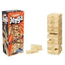 Classic Jenga Wooden Stacking Tower Board Game for Kids & Adults53 Pieces price in Pakistan