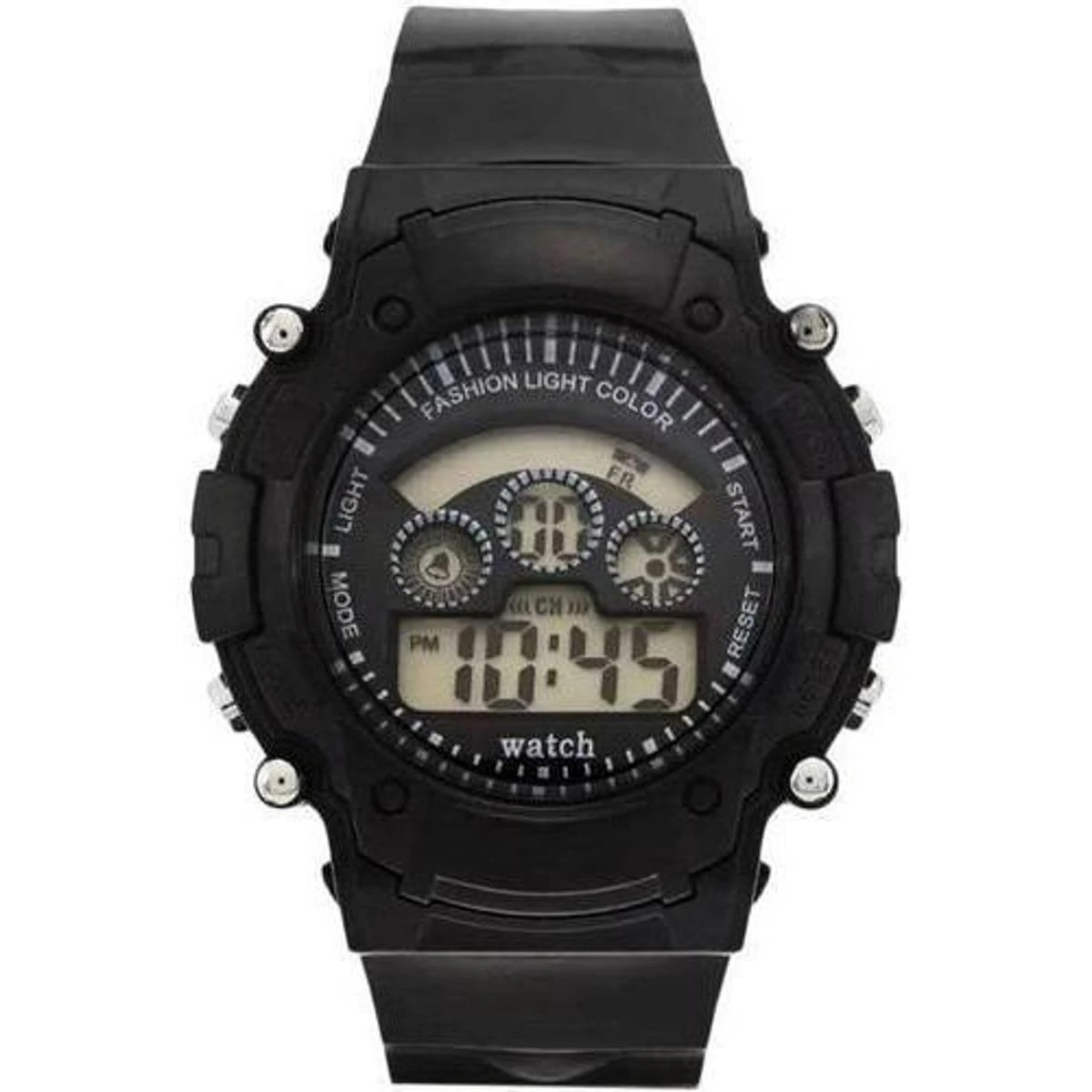 Multiple Colors Light Digital Watch – Black price in Pakistan