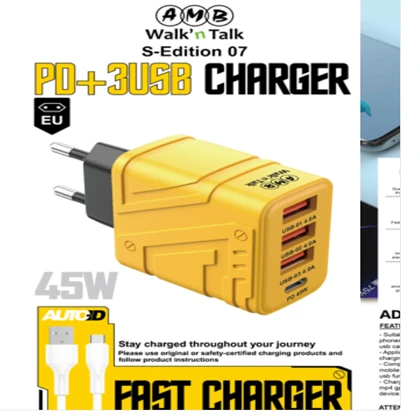 AMB PD+3USB Charger (ModelS-Edition 07) price in Pakistan