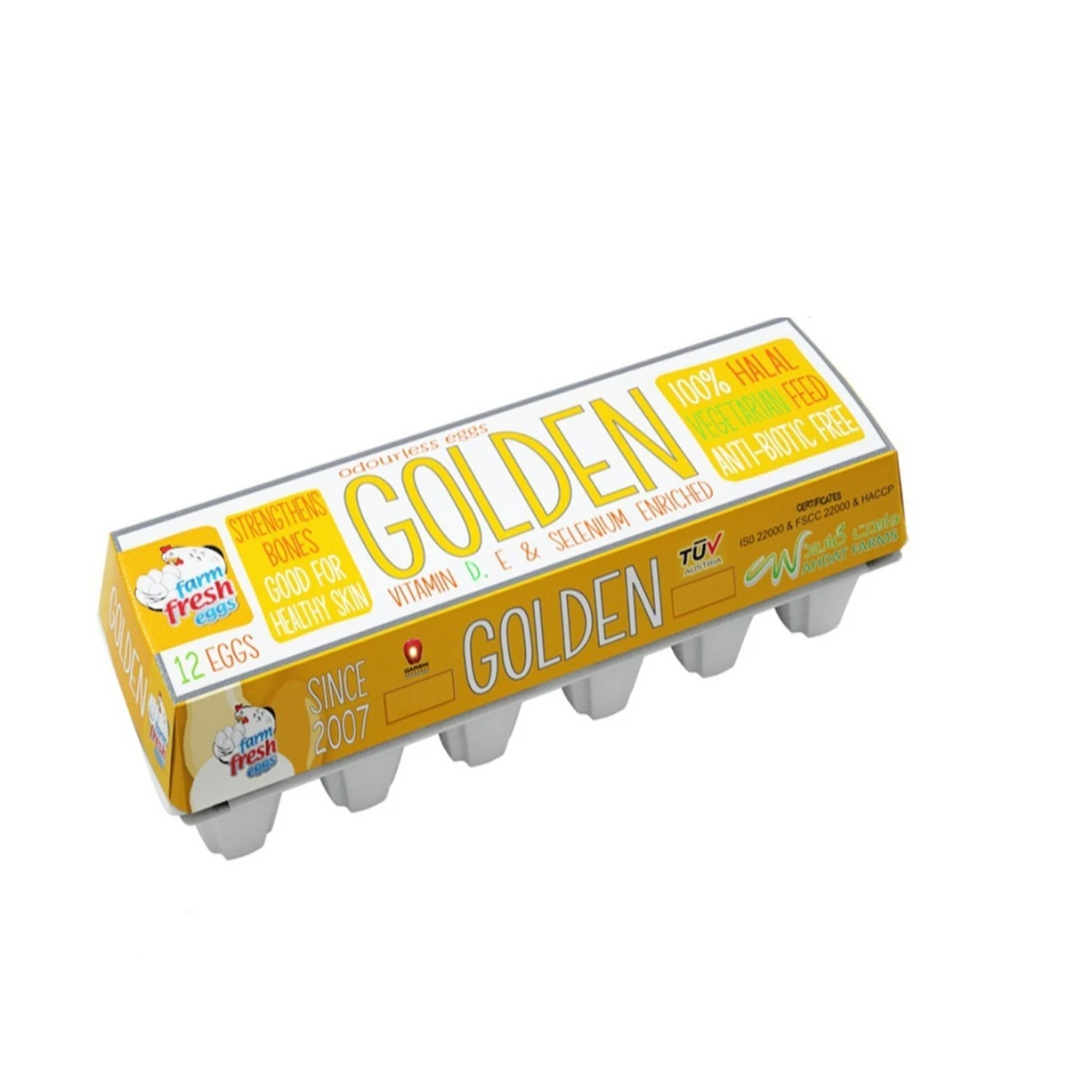Farm Fresh Golden Eggs-12 Pack price in Pakistan