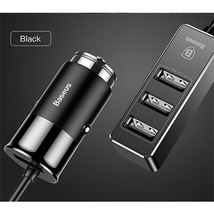 Baseus 4 USB Car Charger For iPhone iPad Mobile Phone Charger 5V Car USB Charger Adapter price in Pakistan