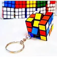 Rubik’s Cube Puzzle Key Chain 33 – Beautiful Rubiks Cube Key chain Pocket Magic Cube Puzzle Key Ring (Pack of 2) price in Pakistan