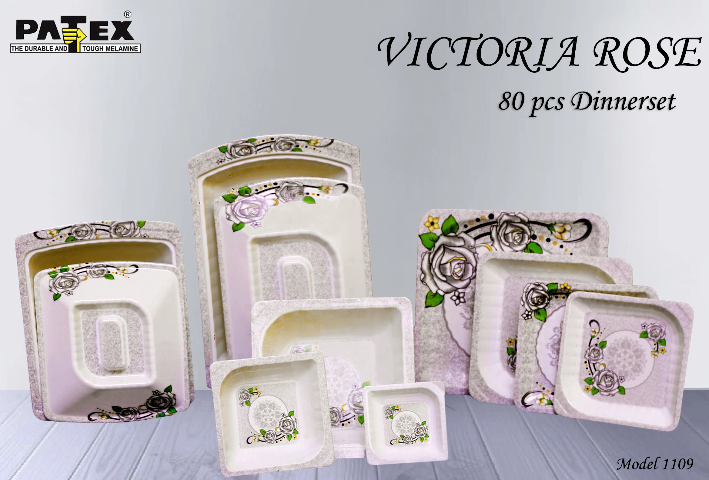 Patex Victoria Melamine Dinnerware / Dinner Set – 80 Pcs price in Pakistan