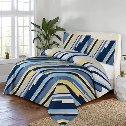 Pure Cotton Sating Export Quality King Size Bedsheet -BFHA731 (B) price in Pakistan