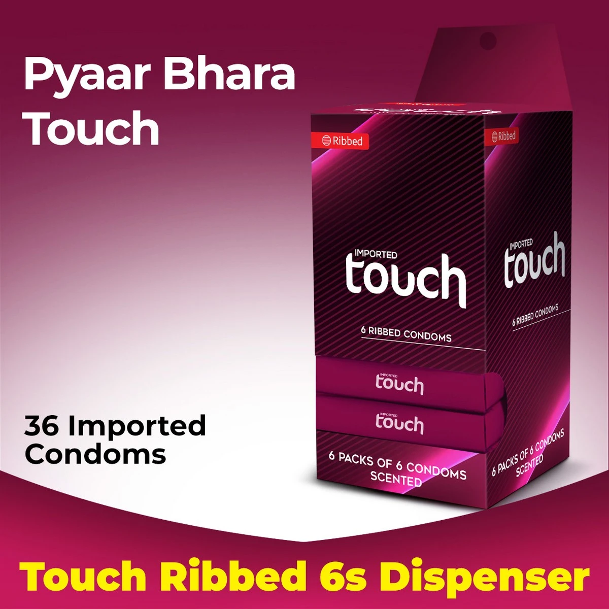TOUCH Ribbed 6s Condom Dispenser price in Pakistan