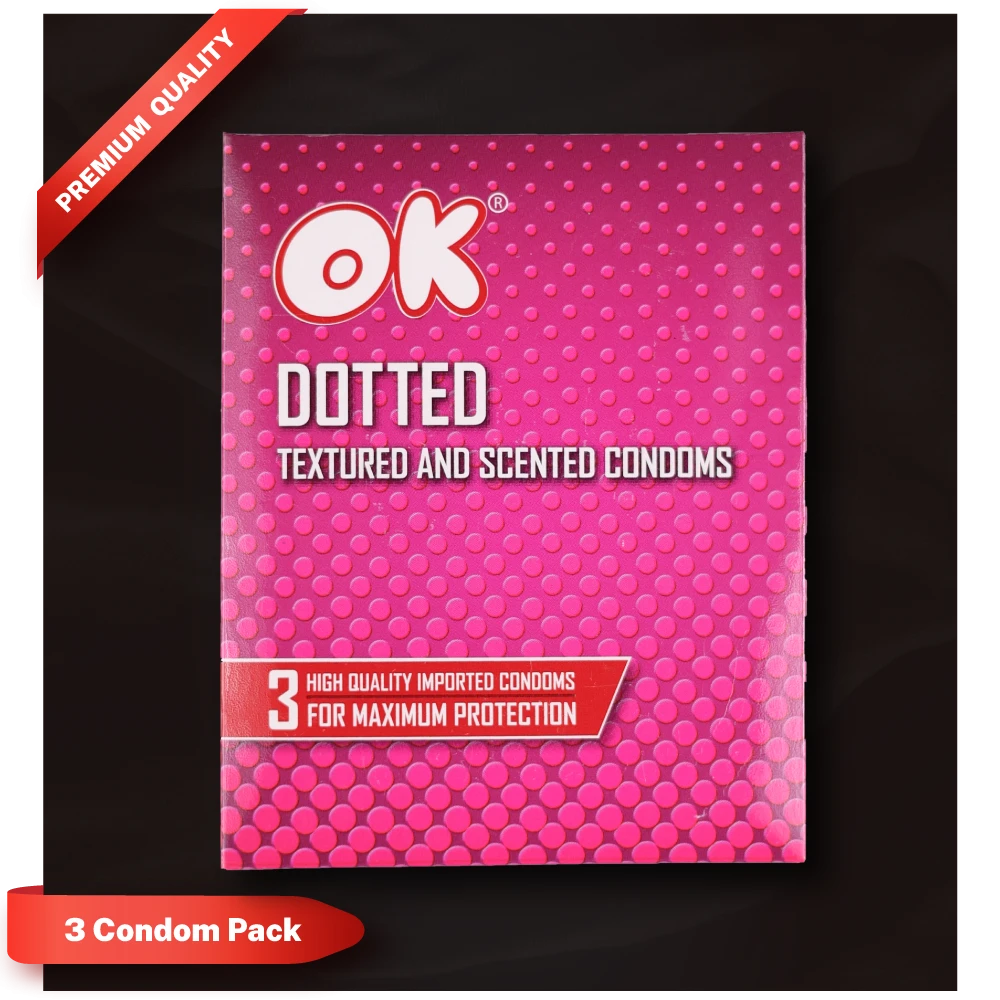 OK Condom Regular fit – Ourstandard girth- Dotted 3s price in Pakistan