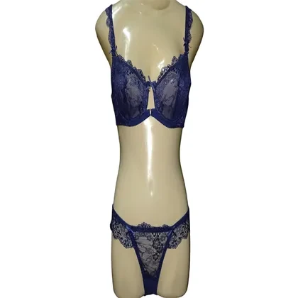 Bridal See Through Lingerie Set Push Up Lingerie Net Bikini price in Pakistan