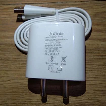 Infinix Fast Charger ModelCQ-18GT Infinix Quick Charger 9V 1.8A Micro USB Cable For Infinix Nota 4 pro Nota 5 6 Hot 5 Zero 2 5 Pro price in Pakistan