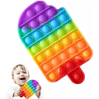 Push popit 5 inches candy popit excellent pop sound unbeatable quality push fidget toy silicon material price in Pakistan