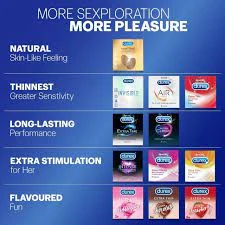Durex Pack of 3 – Durex Flavours Condoms 12’s price in Pakistan
