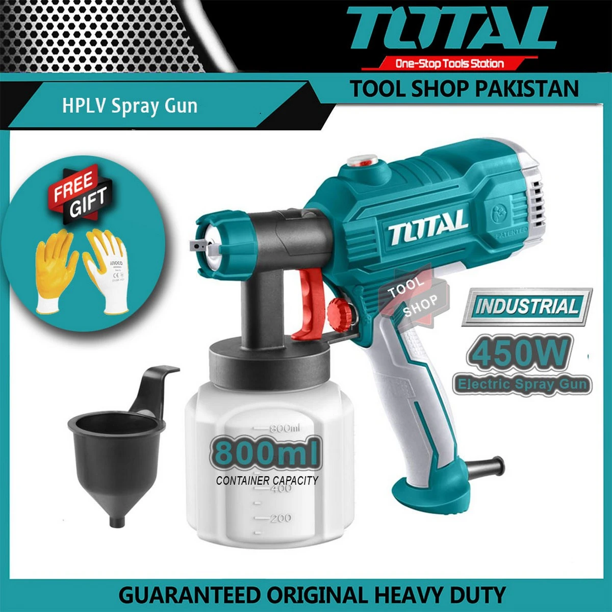 Paint Spray Machine 450W TOTAL Heavy Duty paint and price in Pakistan