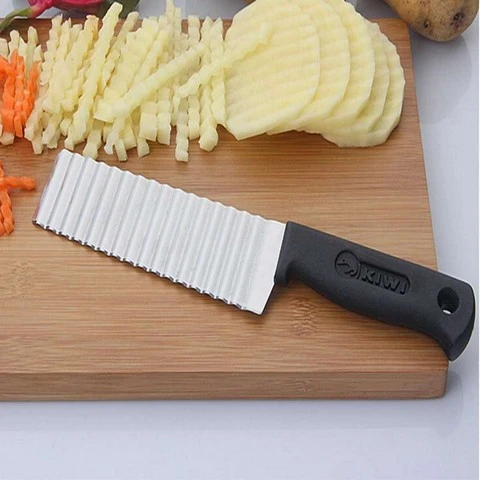 Potato Slicer Potato Chips Wavy Shape Lays Cutter Creative Kitchen Gadget New Knife Shape 1006 price in Pakistan