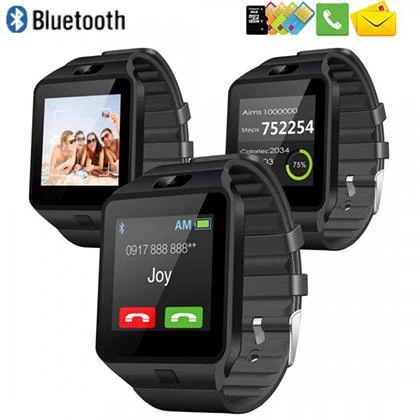 Black & Silver Smart Watch for Men & Women (PTA Approved) price in Pakistan