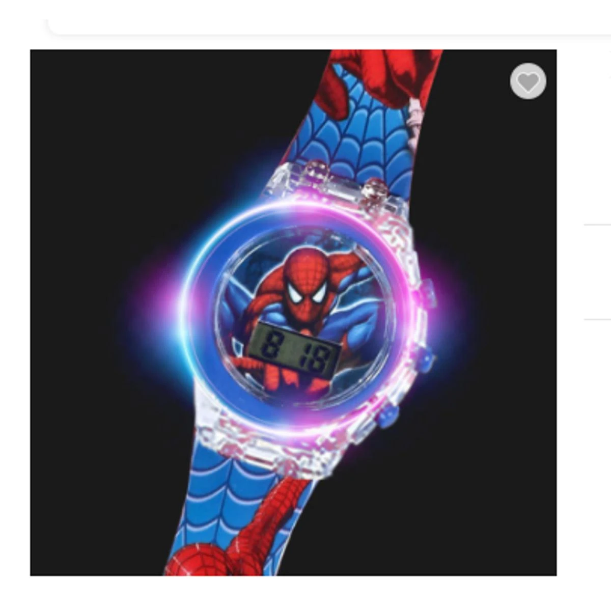 Spiderman Frozen Digital Music Watch for Kids-Color Random price in Pakistan