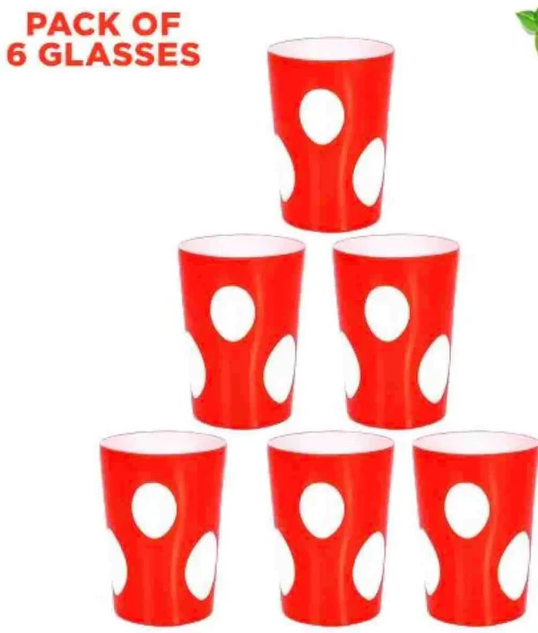 Pack of 6 – Plastic Glass price in Pakistan