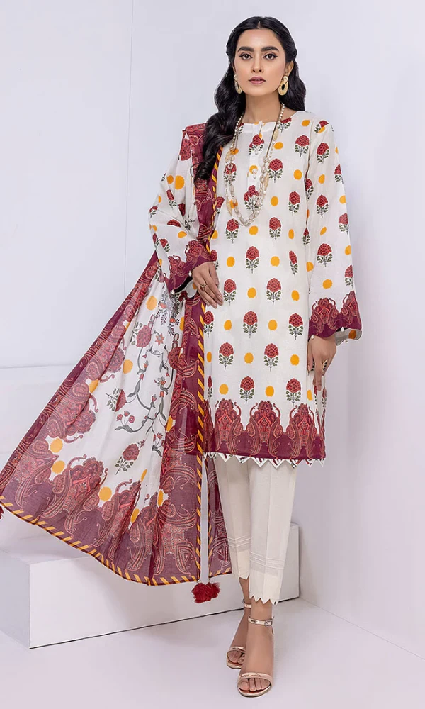 So Kamal – 3PC Cotail Digital Printed Shirt With Cordrouy Shawl price in Pakistan