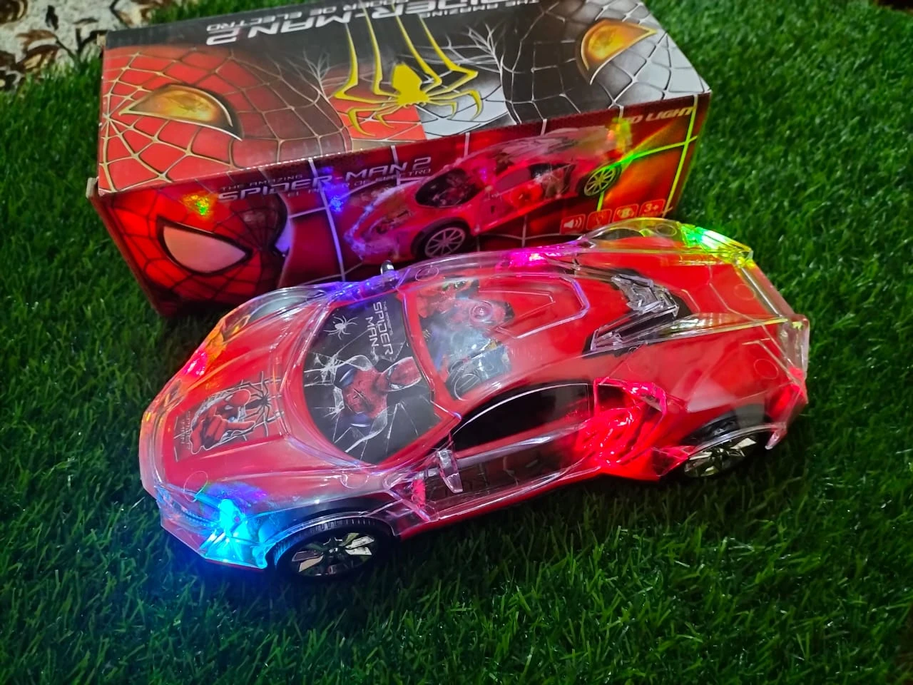 Remote Controlled Fast Modern Car 3D Light White Color for Kids price in Pakistan